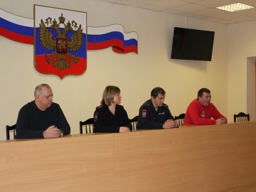 Акция «Студенческий десант» в ОМВД России по городу Ельцу