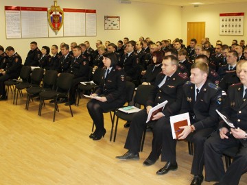 Подведение итогов за 2017 год в ОМВД России по городу Ельцу