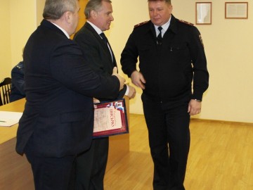 Подведение итогов за 2017 год в ОМВД России по городу Ельцу