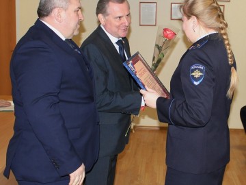 Подведение итогов за 2017 год в ОМВД России по городу Ельцу