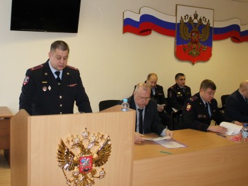 Подведение итогов за 2017 год в ОМВД России по городу Ельцу